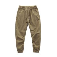 Overalls mens casual pants movement nine points of the foot trousers