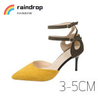 Women heels ไซด์ 36-45 มีส้นสูง 3 นิ้ว แบบเปิดส้น รัดส้นด้านหลังคะ สีสวยสดใส น่ารักมากคะ?