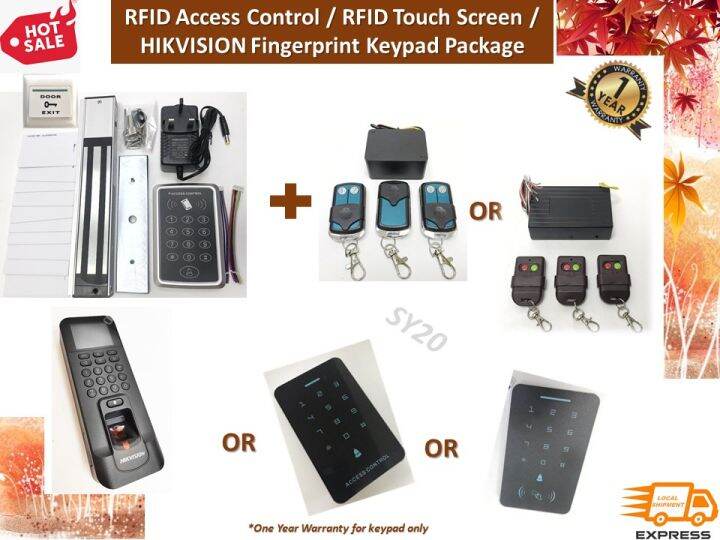 RFID Access Control For Door Access System Keypad / RFID Touch Screen