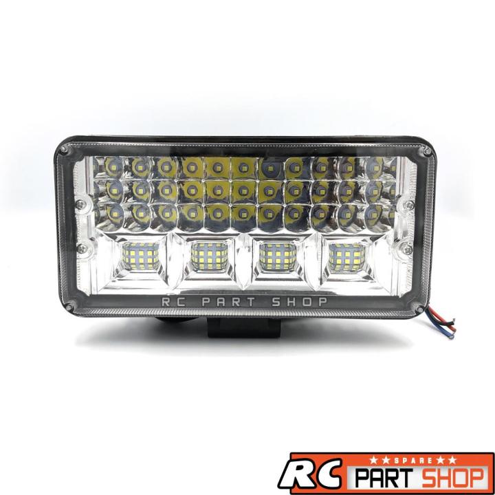 ไฟสปอร์ตไลท์ SUPER LED ขนาด 7 นิ้ว  57 เม็ด สว่างมุมกว้าง สำหรับติดรถยนต์ (12V/24V) 1 ดวง