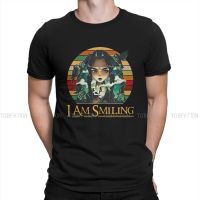 I Am Smiling Fashion TShirts Wednesday TV Series Men Graphic Fabric Tops T Shirt O Neck Oversized XS-4XL-5XL-6XL