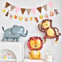 hotx【DT】 Elephant Foil Jungle Birthday Decorations