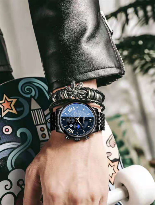lige-นาฬิกายี่ห้อหรูสำหรับผู้ชาย-นาฬิกาแฟชั่นแบรนด์หรูปี2021นาฬิกาข้อมือเรืองแสงนาฬิกากีฬาลำลองสไตล์เกาหลีนาฬิกาของขวัญสำหรับผู้ชาย
