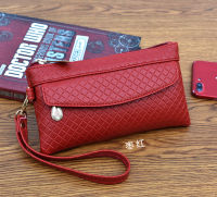 Clutch Bag Ladies Wallet Zipper Long PU Leather Wallet Women with Coin Pouch and Mobile Phone Pouch