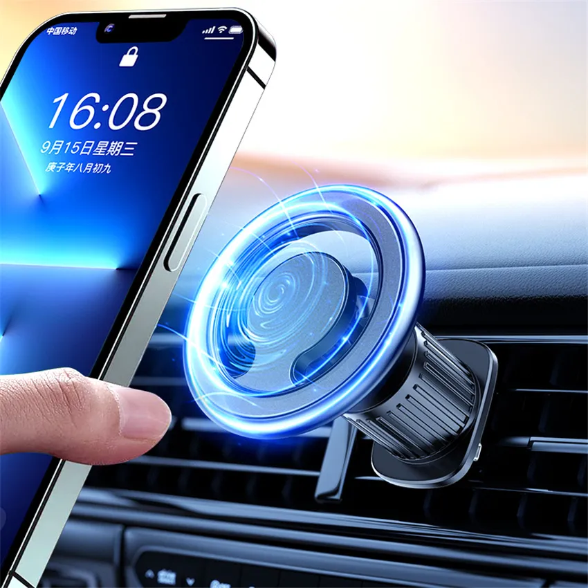 2023 Magnetic Car Phone Holder Magnet Smartphone Mobile Stand Cell GPS For  iPhone 14 13 12 Pro Max X Xiaomi Mi Huawei Samsung LG