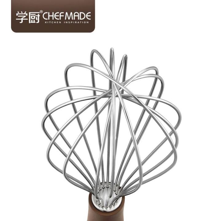 ตะกร้อตีไข่-chefmade-wk9214-ตะกร้อผสมอาการ-หัวตะกร้อทำจากสแตนเลส-304