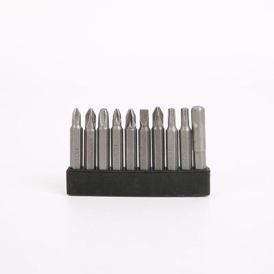 10Pcs 50MM Hex Socket Screwdriver Head Extension Hand Electric Drill Electric Slotted Cross Plum Blossom AD Screwdriver Set Screw Nut Drivers
