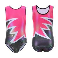 ◆◄✜ Girls Gymnastics Diamante Sleeveless Ballet Practice Dance Wear Body Suits For 5 14Y