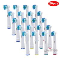 20pcs Electric Toothbrush Heads For SB17A(SB 17A)Oral B TriumphProfessional CareVitalityAdvance PowerPlak ControlPro Health