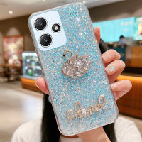 เคสโทรศัพท์ KONSMART สำหรับ Xiaomi Redmi 12 4G 5G 12C โน๊ต12 4G 5G 12 Pro 5G 12G 12G 12G 12 Pro 5G 12G + 5G 2023ใหม่ล่าสุดประดับพลอยเทียมรูปหงส์นิ่มกรอบโทรศัพท์เทอร์โม TPU สำหรับ Redmi Note 11 4G 11S 11 pro 4G 5G 10 10A 10C 9A 9C