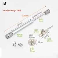 บานพับตู้สปริงแก๊ส1ชิ้นบานพับแกนทองแดงรองรับยกประตูบานพับประตูตู้ครัวไฮดรอลิกอุปกรณ์เหล็กเครื่องตกแต่งบ้านอุปกรณ์ประตูและล็อก