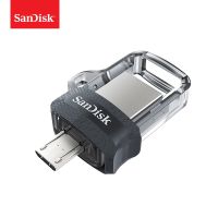 ✣ Sandisk USB Flash Drive 128GB 64GB 32GB 16GB Dual OTG Pen Drive High Speed Memory U Disk Micro USB3.0 Card SDDD3 For Phone or PC