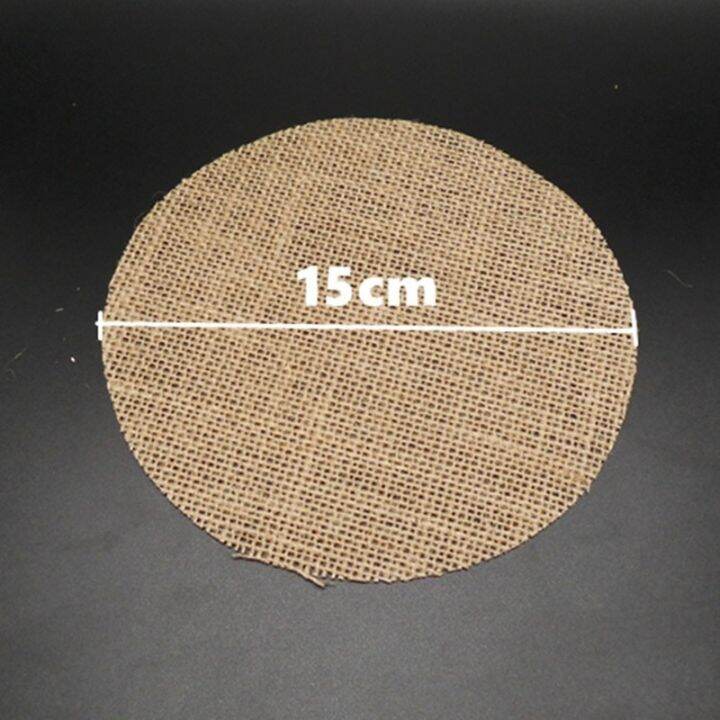 cw-10pcs-rustic-burlap-round-cup-coaster-placemat-jute-tablemats-resistant-small-dining-table