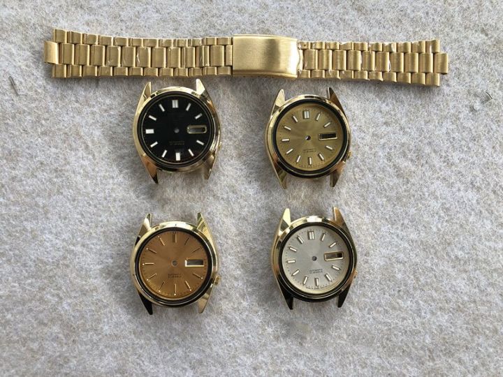 watch-accessories-case-set-35mm-suitable-for-seiko-watch-7009-7s26a-movement-stainless-steel-watch-parts-dial-shell-hands-band