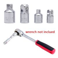 4 Pcs/Set Ball Lock Ratchet Socket Wrench Adapter Reducer Converter Tool 1/4 3/8 1/2 Applicable Impact Driver Ratchet Socket