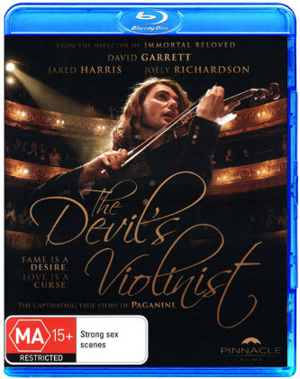 Paganini biography David Garrett Chinese characters (Blu ray BD25G)
