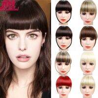 Synthetic Bangs Clip-In Hair Extensions Red Brown Color Blonde Fake Tassel Hair Natural Wig Female Clip-on Bangs 2022 New