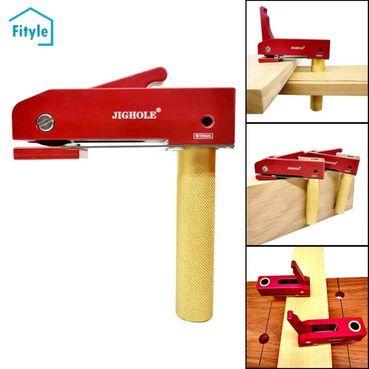 Fityle Aluminum Alloy Fast Hold Down Bench Dog Clamp,Desktop Quick