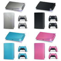 PS5คาร์บอนไฟเบอร์สติกเกอร์ผิวดิจิตอลครอบคลุม D Ecals สีดำสีฟ้าสีขาวคาร์บอนไฟเบอร์ไวนิล Ps5ผิวรุ่นดิจิตอล