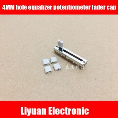 【CW】 50pcs 4MM hole equalizer potentiometer fader cap plastic handle straight slide knob