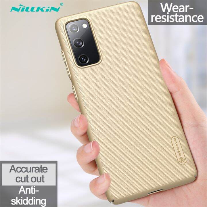 for-samsung-galaxy-s20-fe-5g-case-nillkin-frosted-shield-hard-pc-back-cover-for-samsung-s20-fan-edition-s20-lite-s20-ultra-plus