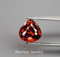 Natural Imperial Zircon2.28Ct. Very Good Color&amp;Full Sparkling!From Tanzania