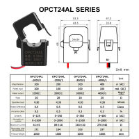 DM Split Core Current Transformer Manufactur 125A250A380A 400A Open AC CT Clamp On Current Transform Sensor