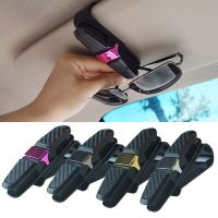 Car Glasses Case Auto Sun Visor Glasses Holder Sunglasses Clip Card Holder Eyeglasses Accessories Car Accessories Interior Eyewear case