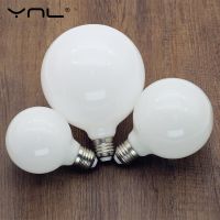 [Super bright bulb] Milky หลอดไฟ LED E27 220V 110V 5W G80 G95 G125 Ampoule Bombilla โคมไฟสีขาวสำหรับจี้ห้องครัว Home Decor