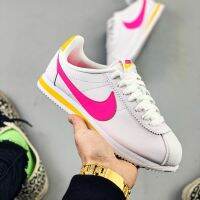 Hot Sale Presentation ΝΙΚΕ Classic Cortz- PREM Women Fashion Breathable Running Shoes All Match Sports Sho WhitePink {Free Shipping}