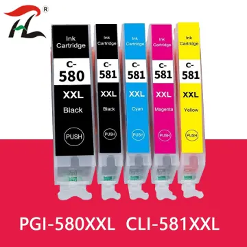 PGI-580 CLI-581 Refillable Ink Cartridge for Canon 580 581 PIXMA