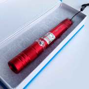 Đèn Laze Laser Công Trình 710 14cm Tia Xanh Lá Sạc USB Vỏ Đỏ