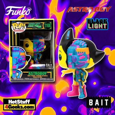 นำเข้า 2022 เเท้ 100% NEW Astro Boy Black Light Funko Pop! BAIT Exclusive 1390 บาท