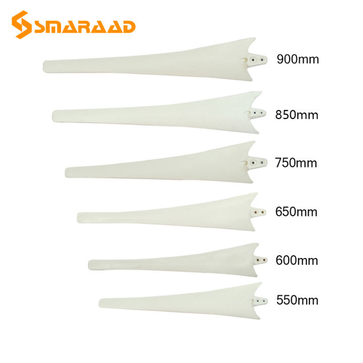 SMARAAD 550600650750850900mm BlackWhite Wind Turbines Wind Generator Blades High Strength Nylon Fiber Windmill Accessories