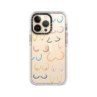 [ของแท้ 100%] Casetify Casing for iPhone 13 Impact Impact Case Black Lamb - Colorful Boobs [เคส iphone 13]