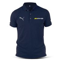 Polo T Shirt Embroidery Panther Baju Tee AMG Racing Motorsport T-Shirt Shirts Cotton Uni Pakaian Murah Sale