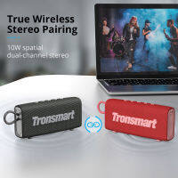 Hot Tronsmart Trip Bluetooth 5.3ลำโพง Dual-Driver ลำโพงพกพาพร้อม IPX7กันน้ำ,สเตอริโอไร้สายที่แท้จริงสำหรับลำโพงกลางแจ้ง