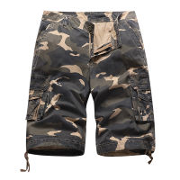 2022 Summer New Camouflage Tactical Cargo Shorts Men Khaki Jogger Military Cargo Shorts Men Cotton Casual Loose Men Shorts