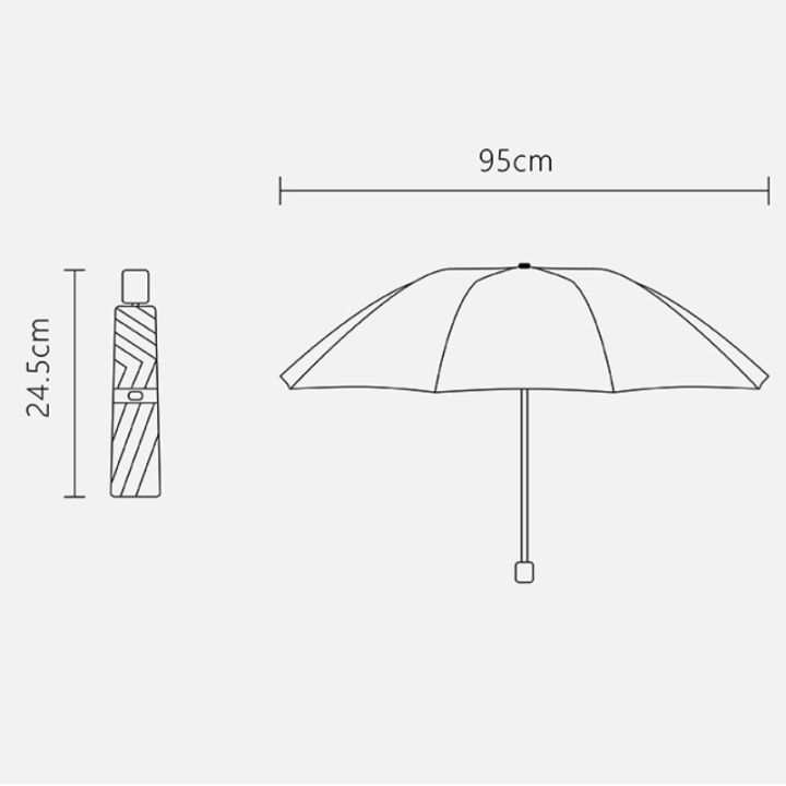 cc-leaf-uv-creativity-fully-umbrella-thickness-buckle-anti-sun-exposure-sunshade-black-coating