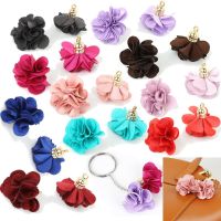 10pcs/lot Fashion 3cm Flowers Pendant Tassels/Brush Fit Handmade DIY Earring/Key Chain/Bag Jewelry Accessories Jewelry Making DIY accessories and othe