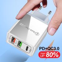 [CNIU digital accessories] ระบบชาร์จเร็ว4.0 3.0 PD เครื่องชาร์จ USB 30W QC4.0 QC3.0 Type C Fast สำหรับ iPhone 11 X Xs 8 Xiaomi โทรศัพท์ IPAD