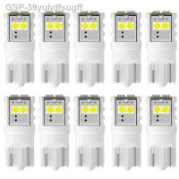 2023ตรม.♞W5W Led T10 10ชิ้น168 192 194ไฟสัญญาณ2825การอ่านรูปทรงกลมโคมไฟประตูไฟป้ายทะเบียนรถระยะห่าง6000K