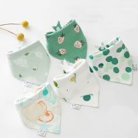 【YD】 Baby Bibs Cotton Burp Cloths Cartoon Saliva Feeding Soft Absorbent Boys