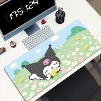 Kuromies PC Game Machine Accessories แผ่นรองเมาส์ Xxl พรม Kawaii ส่วนต่อขยายโต๊ะคอมพิวเตอร์แผ่นรองเกมโต๊ะแผ่นรองเมาส์ความเร็ว 900x400