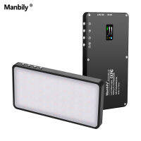 Manbily MFL-07แบบพกพาRGB LEDแฟลชวิดีโอแผงหรี่แสงได้3000K-6500K Mini Pocketการถ่ายภาพเติมแสงจอOLED 4500MAhในตัวสำหรับบันทึกวิดีโอSelfieที่ถ่ายทอดสดสินค้าขนาดเล็กการถ่ายภาพPortrait/ชีวิตการถ่ายภาพ