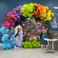 （koko party supplies）ใหม่145PcsEncanto Mirabel ธีมลูกโป่งโค้ง GarlandForBirthday เด็กอาบน้ำพรรค DecorationGlobos 2022