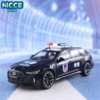 Nicce 1:24 Audi โมเดลโลหะผสมหล่อขึ้นรูปรถตำรวจรถจำลอง,RS6 A196ของขวัญของเล่นเด็กของสะสม