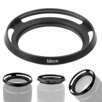 Universal Metal Ultra-thin Hollow Wide-angle Lens Hood for DSLR Cameras 37 39 40.5 43 46 49 52 55 58 62 67mm Accessories