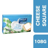 ?Product of UAE? Almarai Square Spreadable Cream Cheese 108g (6 portions) ++ อัลมาไร สแควร์สเปรดเดเบิลครีมชีส ชีสสี่เหลี่ยม 108g (6 ชิ้น)