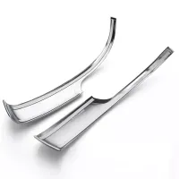 Mirror Cover Decorative Strip Car Accessories Metal Car for Toyota Land Cruiser Prado 150 2010-2020